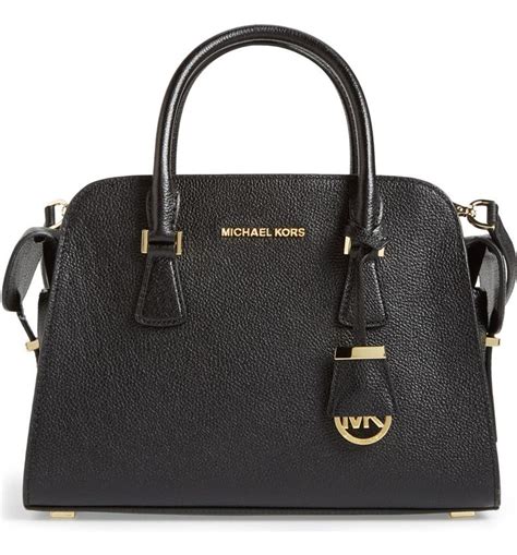 michael kors harper medium satchel bag|MICHAEL MICHAEL KORS Harper Medium Pebbled Leather .